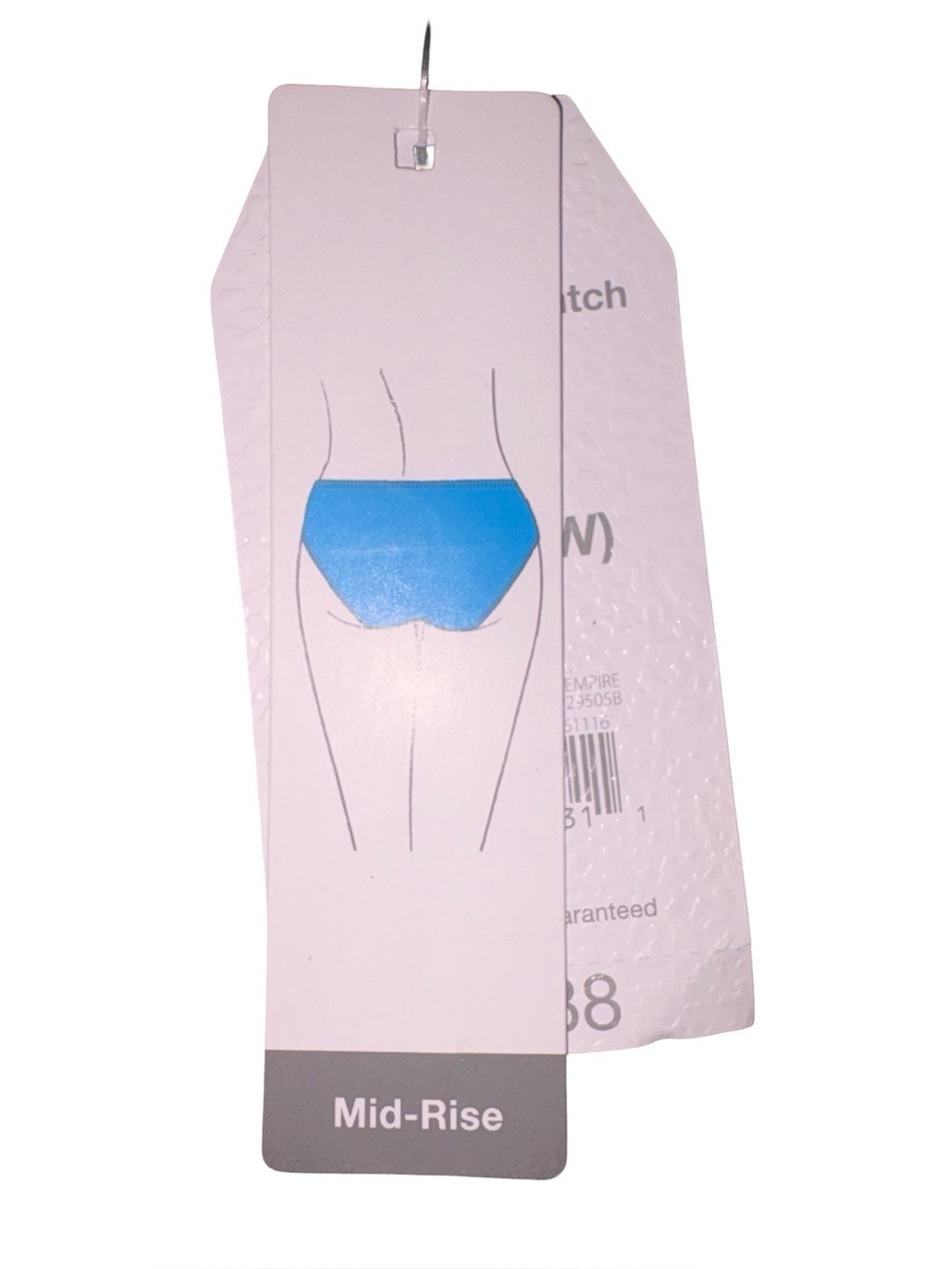 NWT Time & Tru Mix & Match Bikini Bottom Blue Empire Plus Size 1X (16W-18W) - Picture 3 of 5